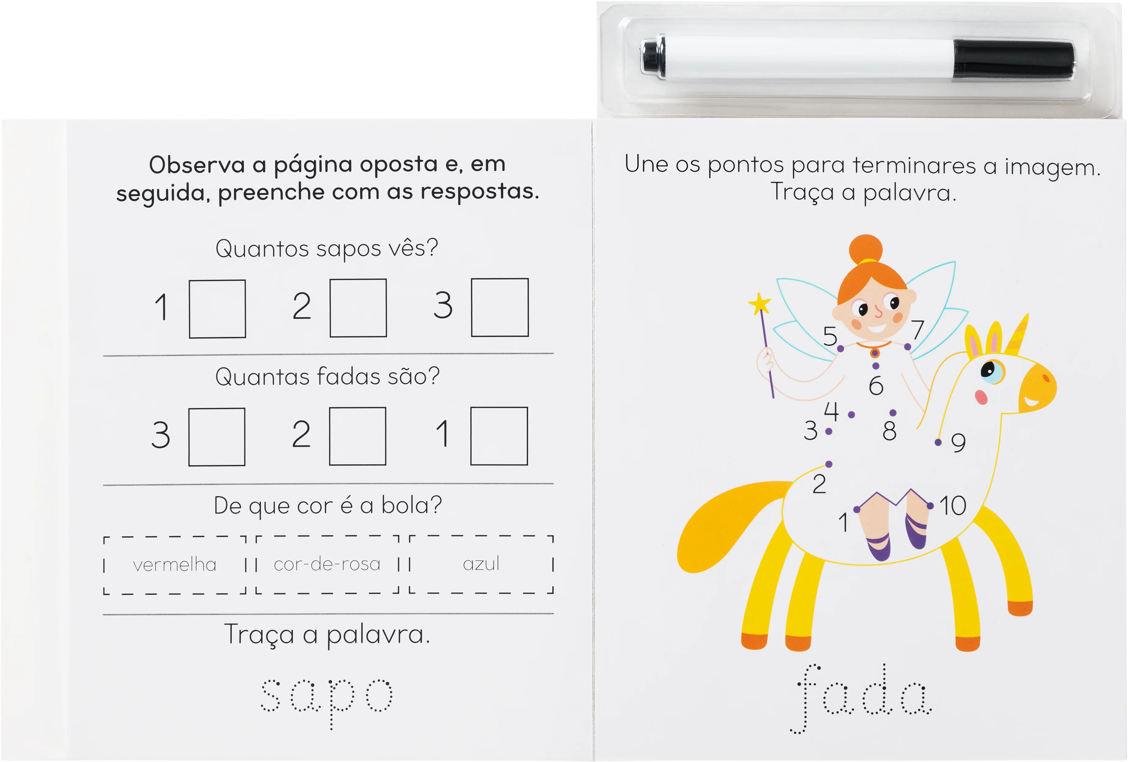 Primeiras Atividades - Escreve e Apaga Aprende com os Unicórnios - Image 2