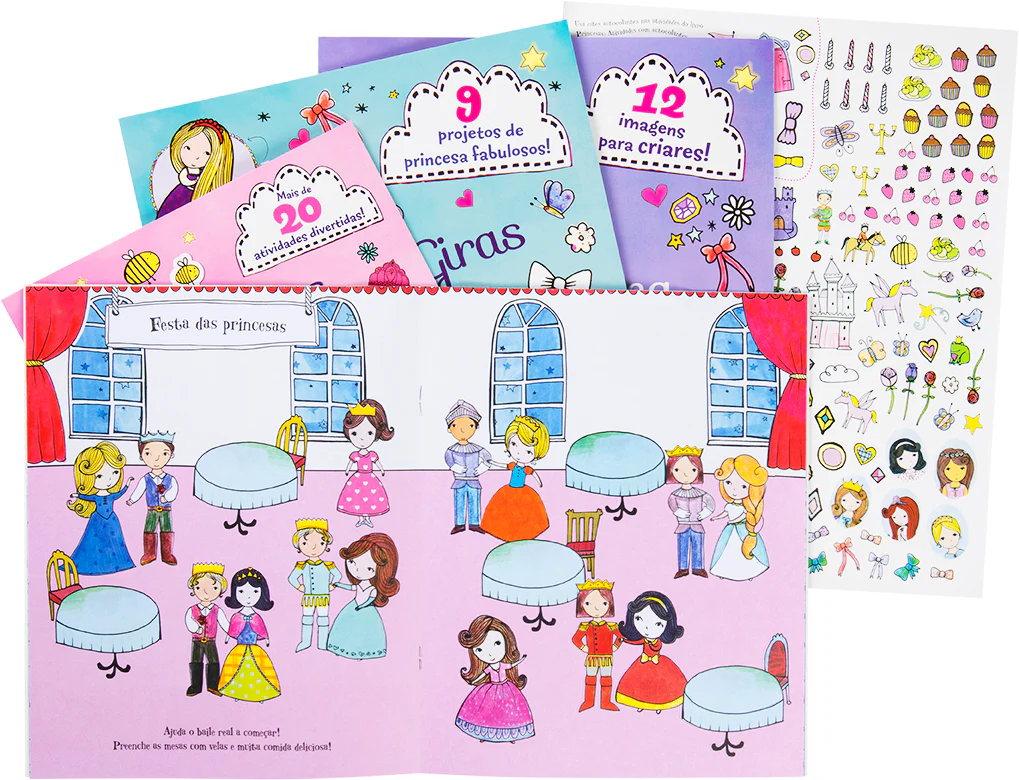 Princesas Encantadas - Mala de Atividades com Autocolantes - Image 3