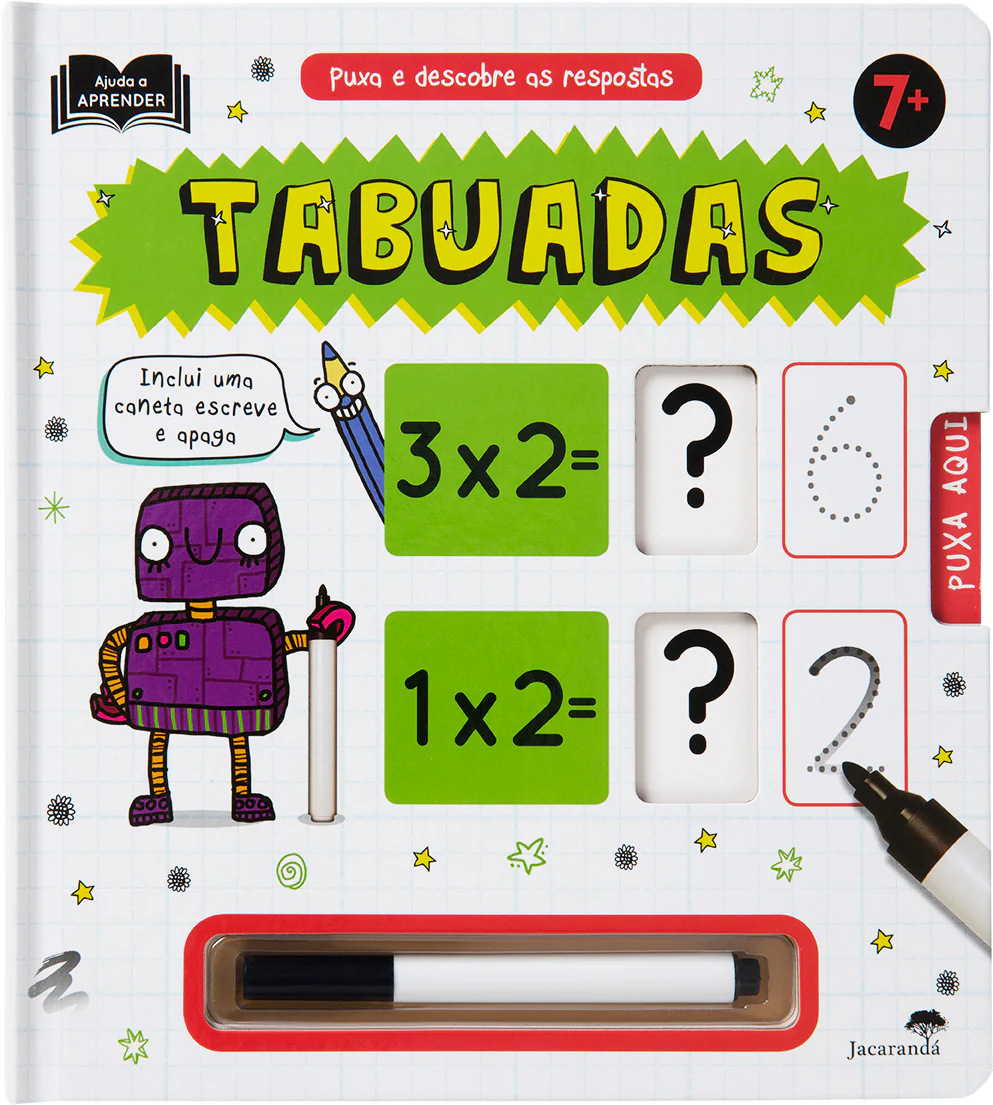 Tabuadas - Puxa e descobre as respostas